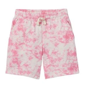 NWT - Cat and Jack Pink Tie Dye Pull On Shorts XS 4 - 5